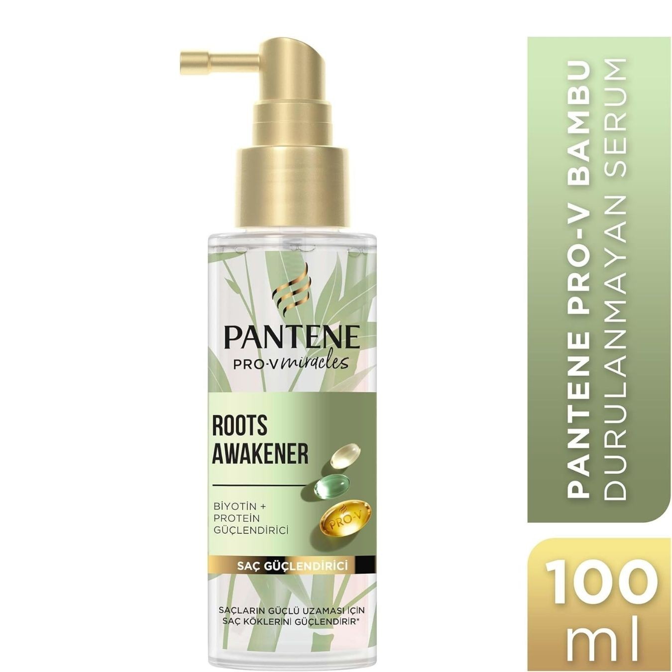 PANTENE PRO-V Miracles Uzun ve Güçlü Roots Awakener Serum Durulanmaz 100 ML