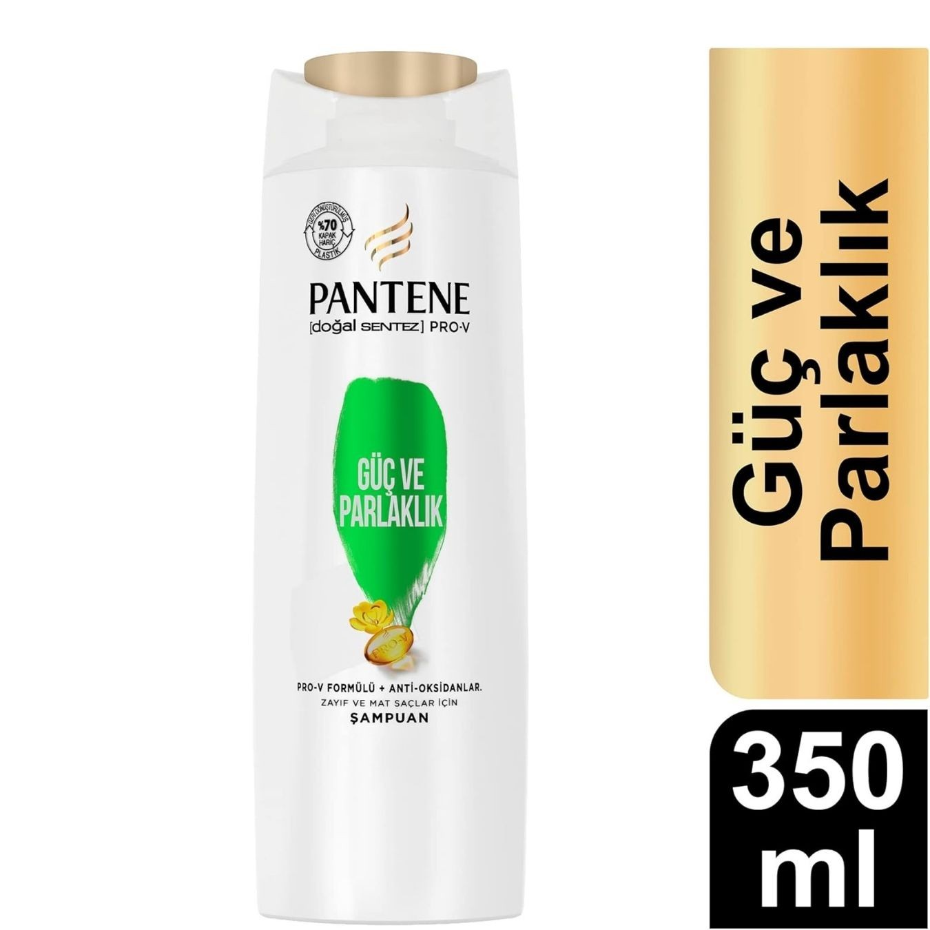 Pantene Doğal Sentez Güç ve Parlaklık Şampuan 350 ml