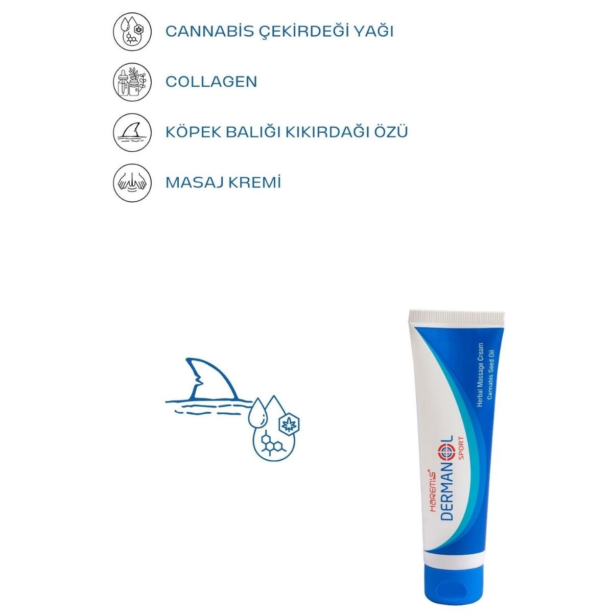 Harems Dermanol Forte Sport Cilt Besleyici Bakım 100 ml