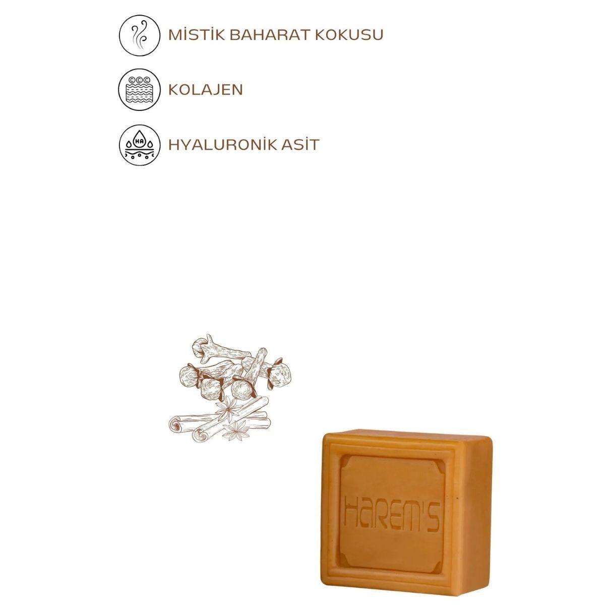 Harems Dark Spice Sabun 120 G