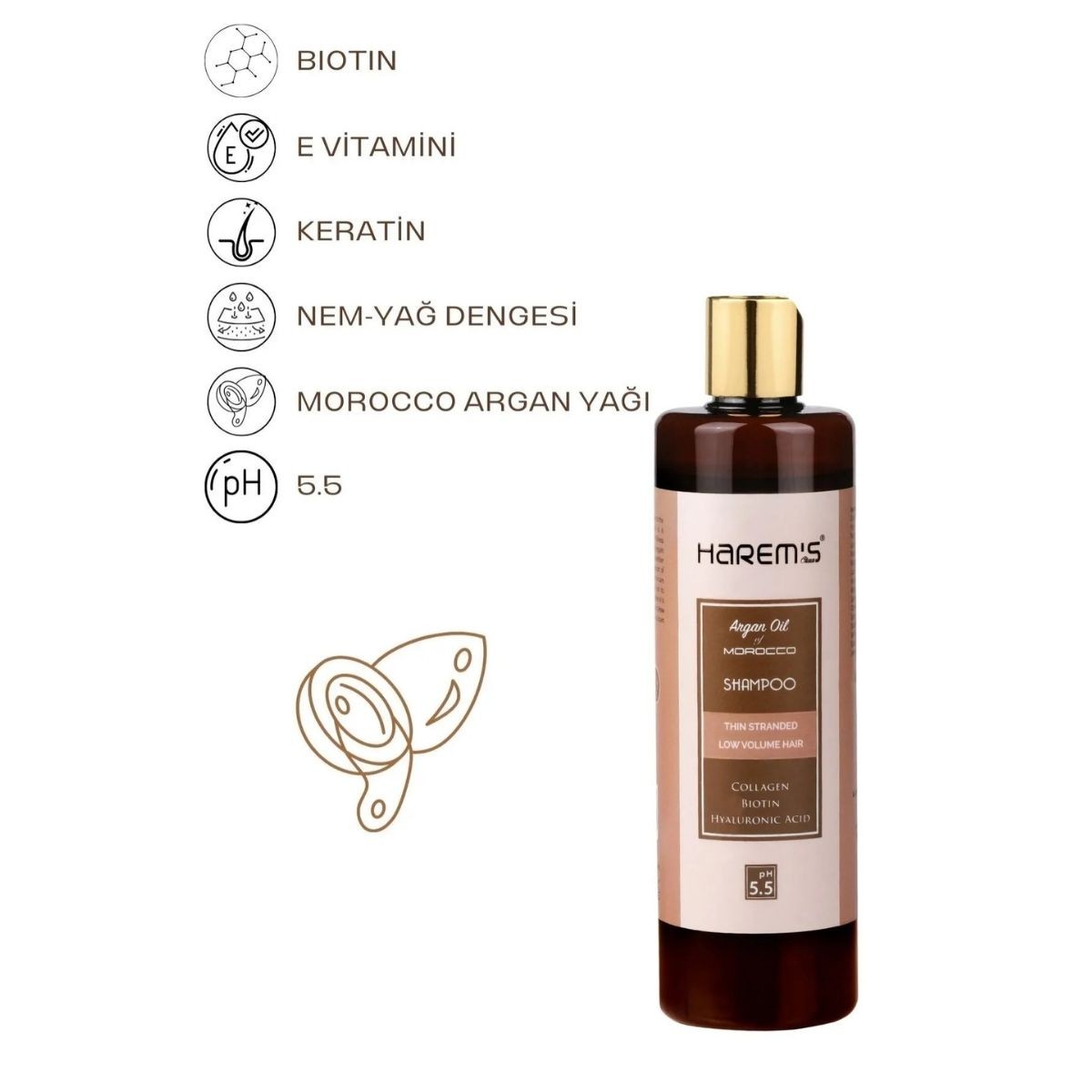 Harems Morocco Argan Şampuan 350 ml