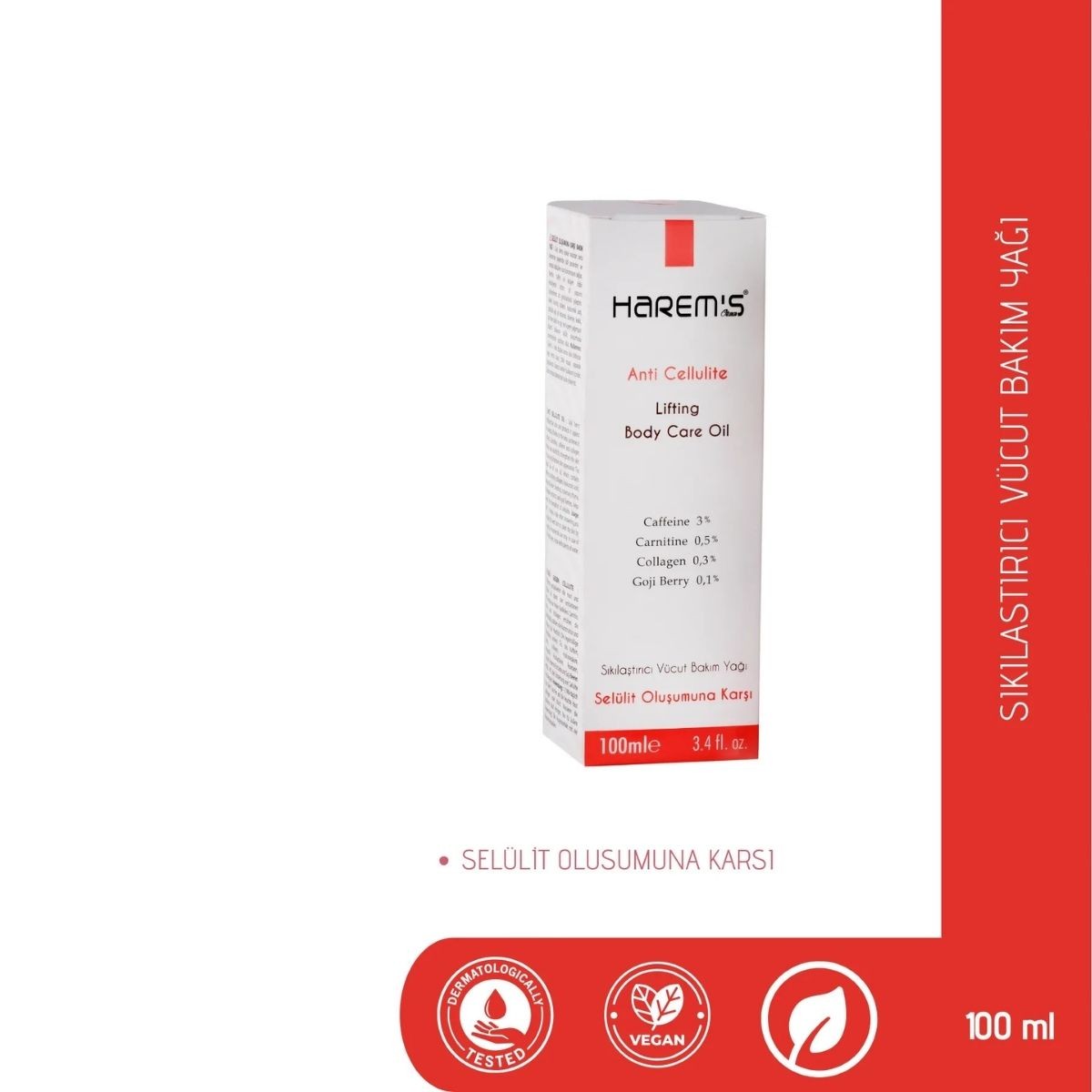 Harems Gojiberry Selülit Yağı 100 ml