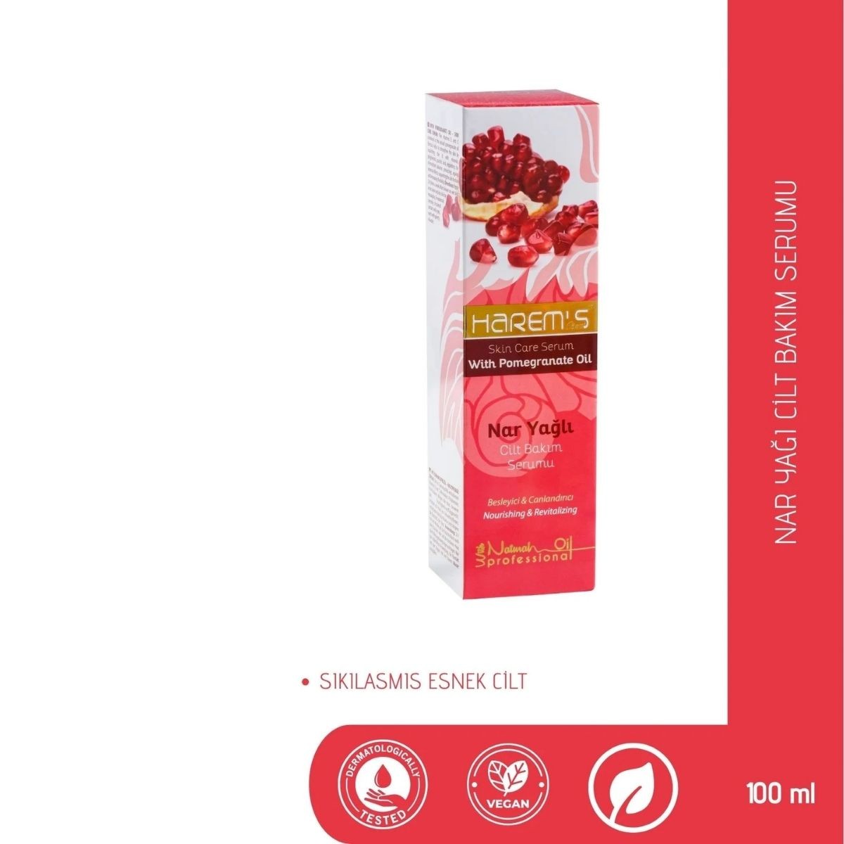 Harems Nar Yağlı Cilt Bakım Serumu 100 ml