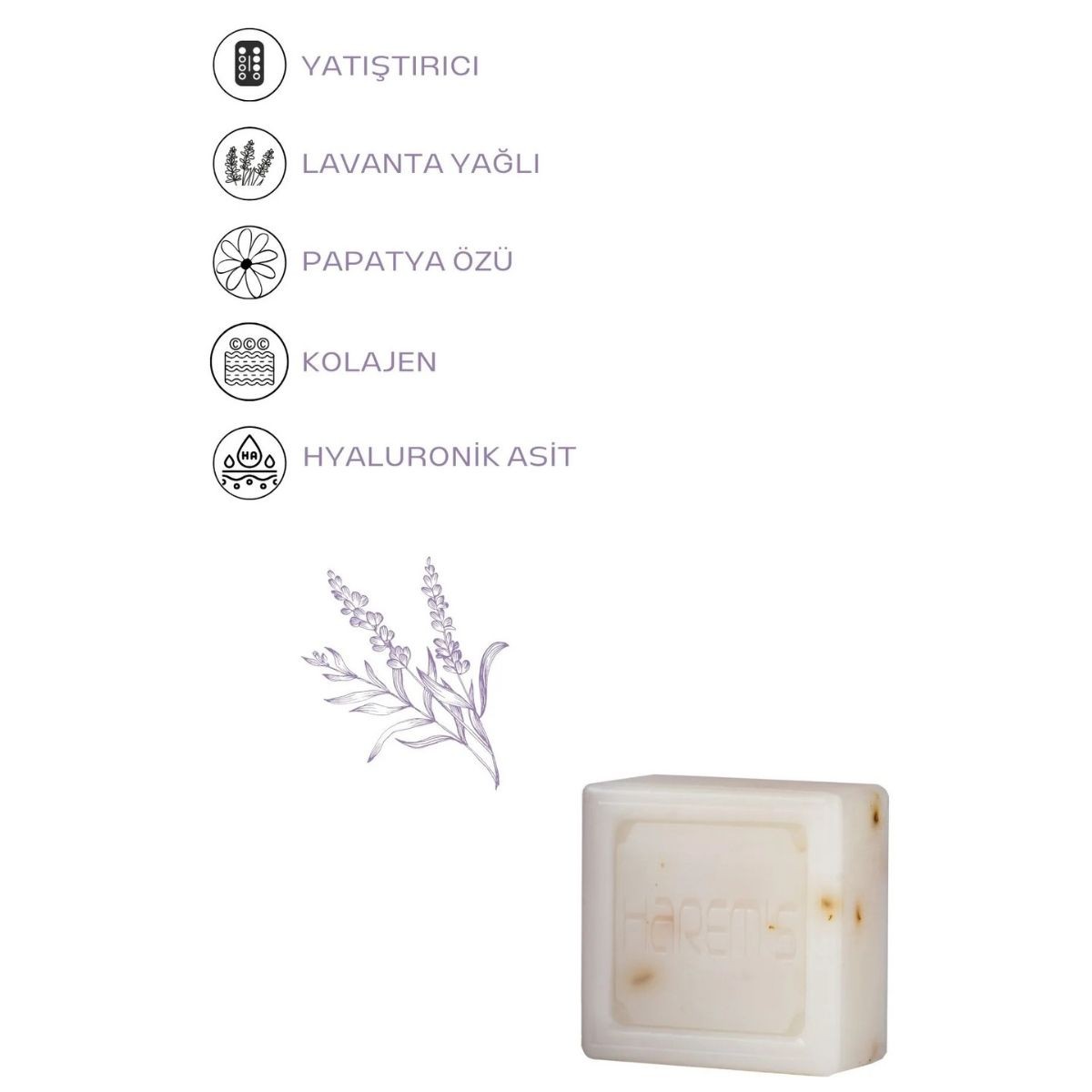 Harems Lavanta V Papatya Sabun 120 G