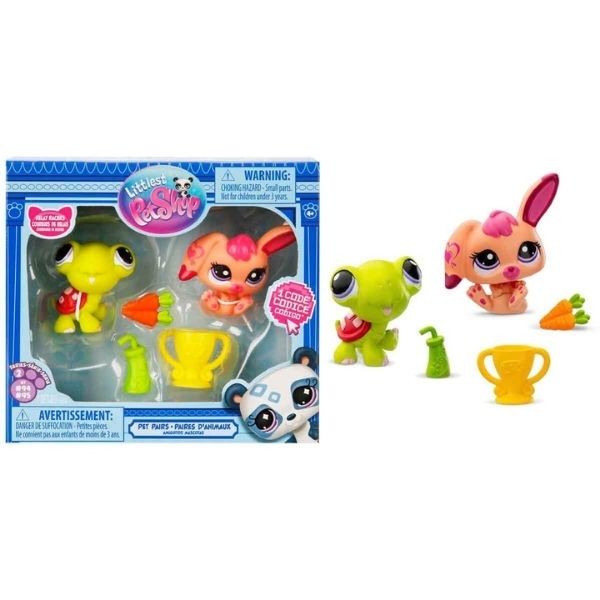 Littlest Pet Shop Minişler 2'Lİ Paket Kaplumbağa ve Tavşan 0000620