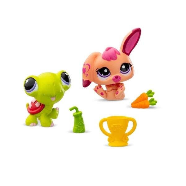Littlest Pet Shop Minişler 2'Lİ Paket Kaplumbağa ve Tavşan 0000620