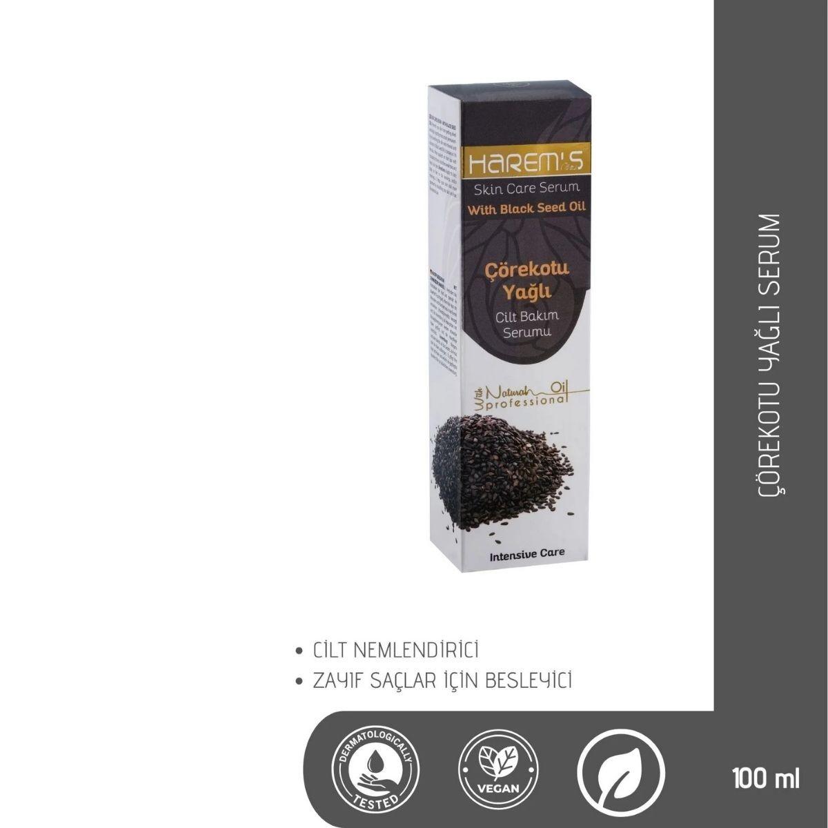 Harems Çörekotu Yağlı Cilt Bakım Serumu 100 ml