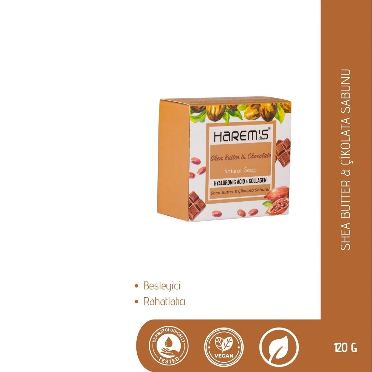 Harems Shea Butter & Çikolata Sabun 120 G