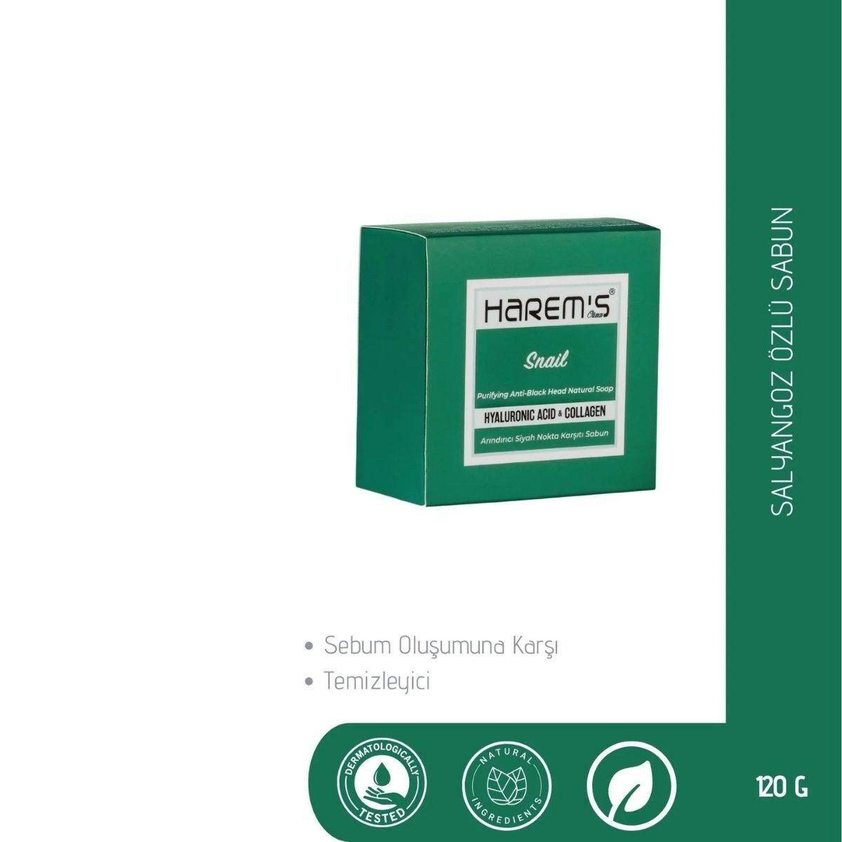 Harems Salyangoz Özlü Sabun 120 G