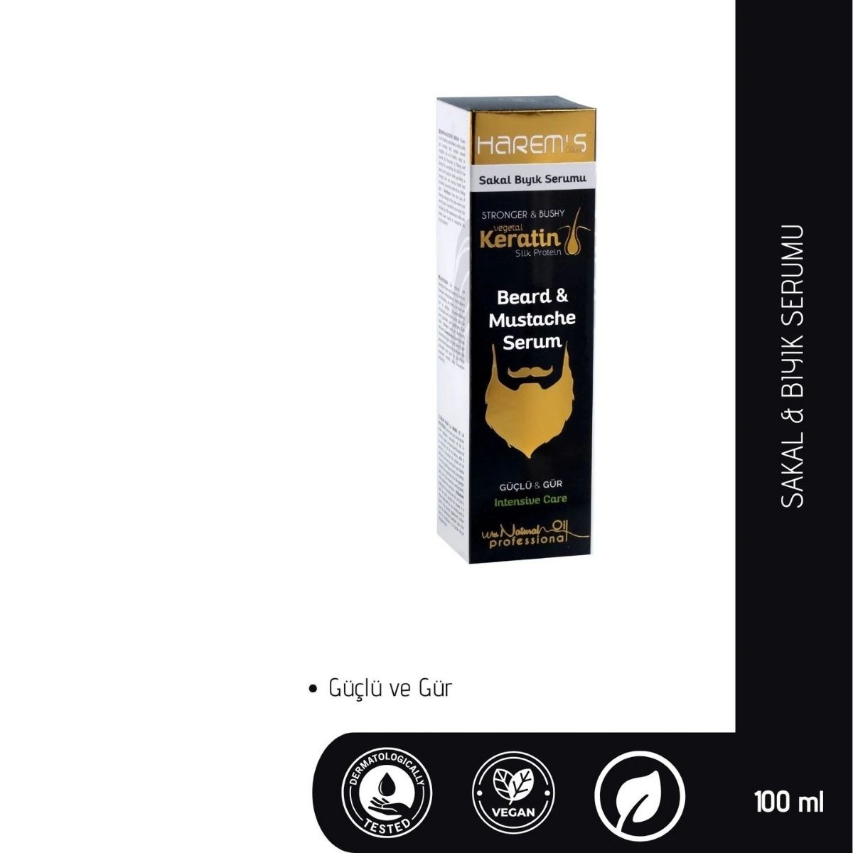 Harems Profesyonel Sakal Bıyık Serumu 100 ml