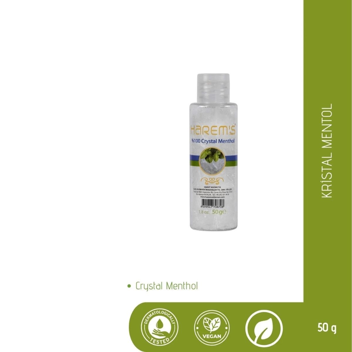 Harems Mentol Kristal 50 G