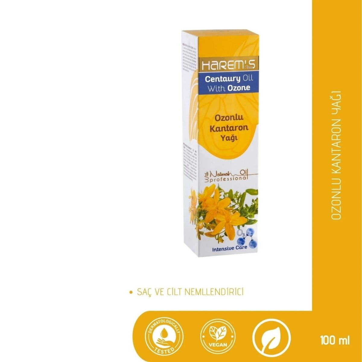 Harems Ozonlu Kantaron Yağı 100 ml