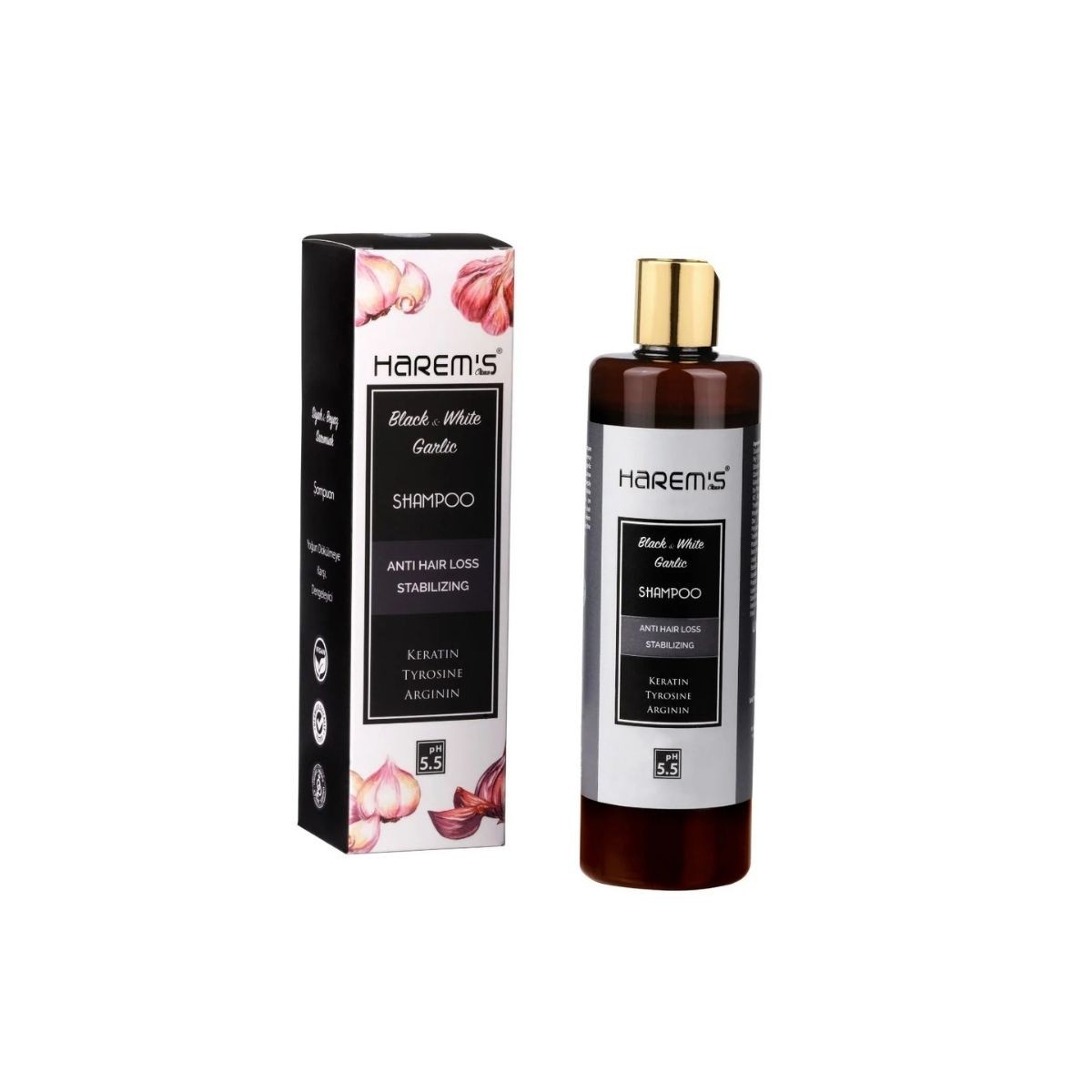 Harems Siyah & Beyaz Sarımsak Şampuan 350 ml