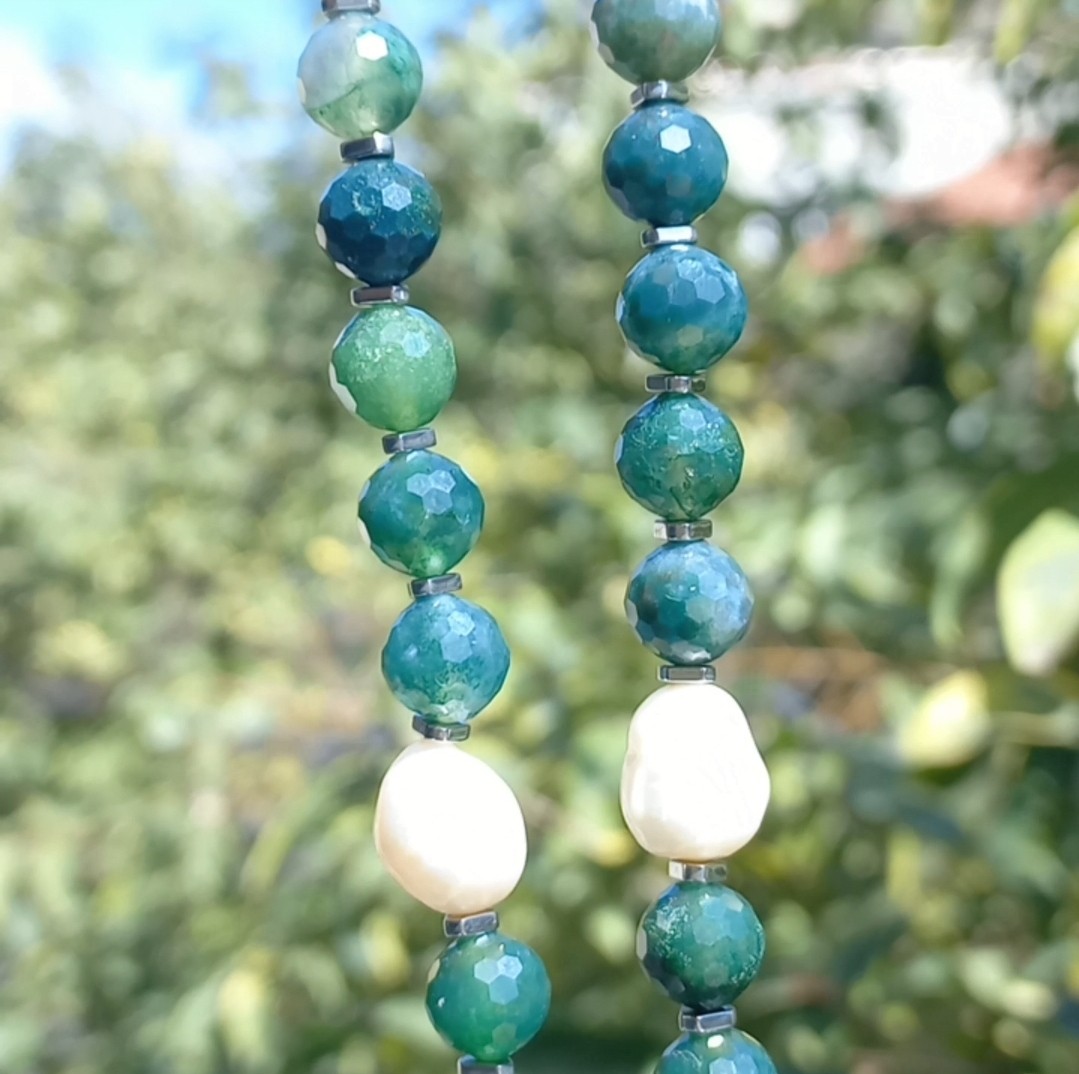 Sibelce 1657 Serafinit El Yapımı Kolye