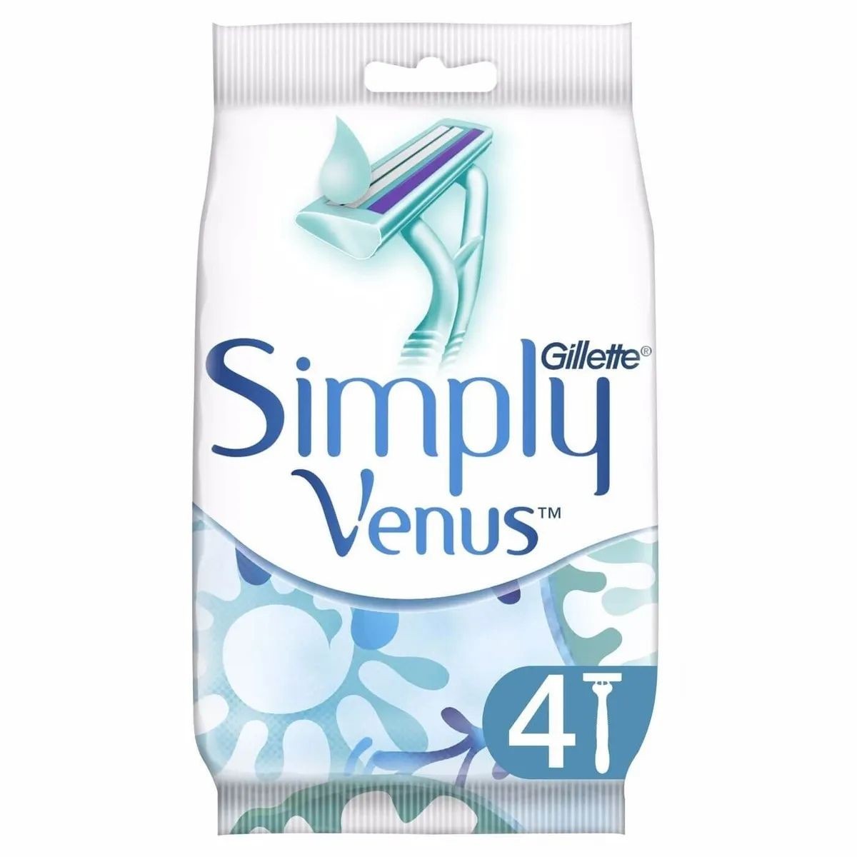 Gillette Venüs Simply 2 Kadın Tıraş Bıçağı 4'lü