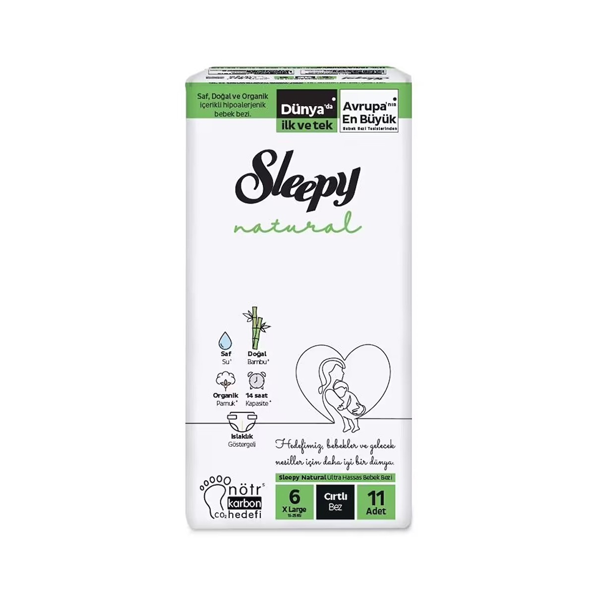 SLEEPY NATURAL BEBEK BEZİ NO:6 11'Lİ