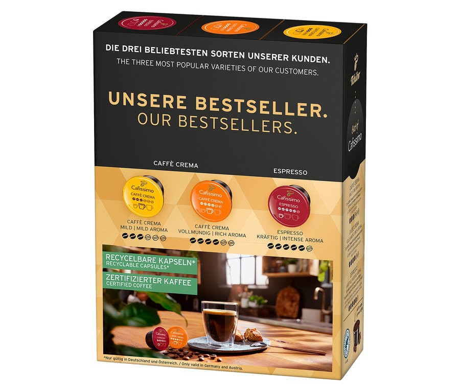 Tchibo Best of Cafissimo – Deneme Seti 30 Adet Kapsül Kahve