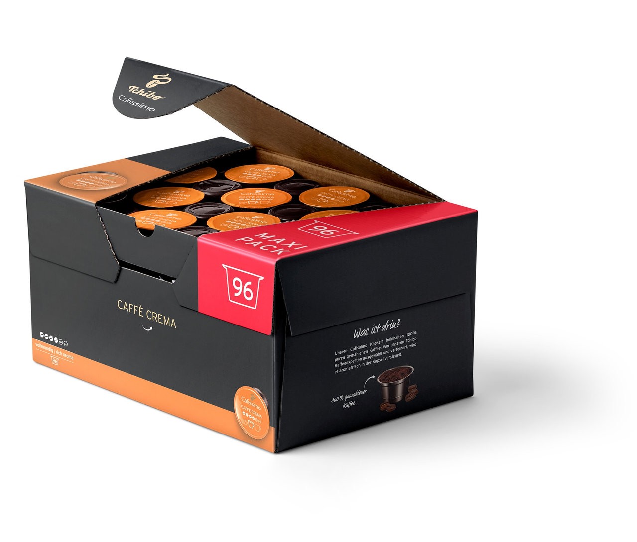 Tchibo Cafissimo Caffe Crema Rich Aroma Kapsül Kahve 96'lı