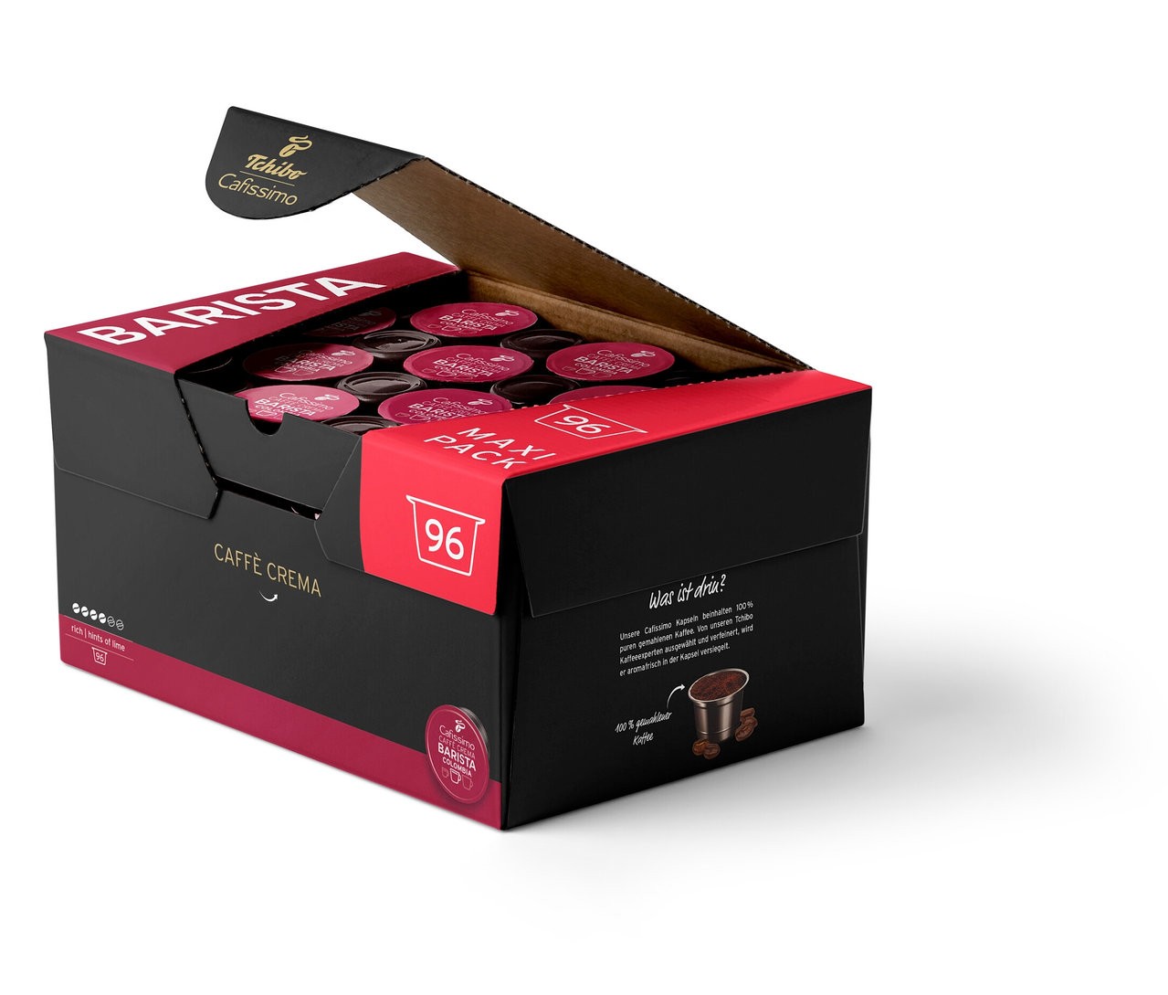 Tchibo Cafissimo Caffe Crema Colombia Kapsül Kahve 96'lı