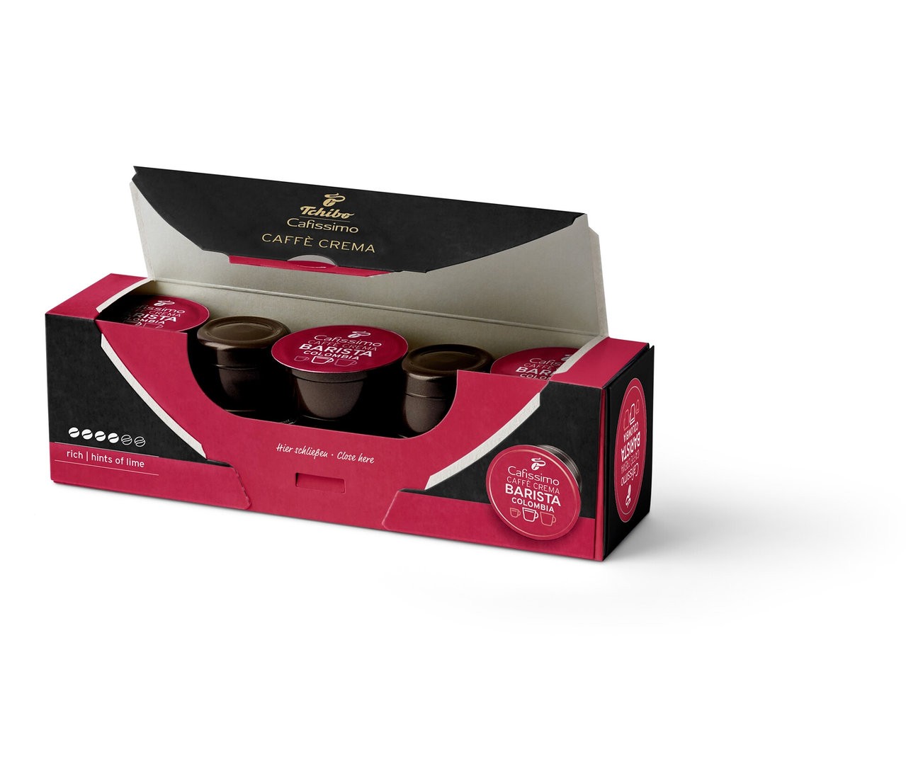 Tchibo Cafissimo Caffe Crema Colombia Rich Hints Of Lime Kapsül Kahve 10'lu