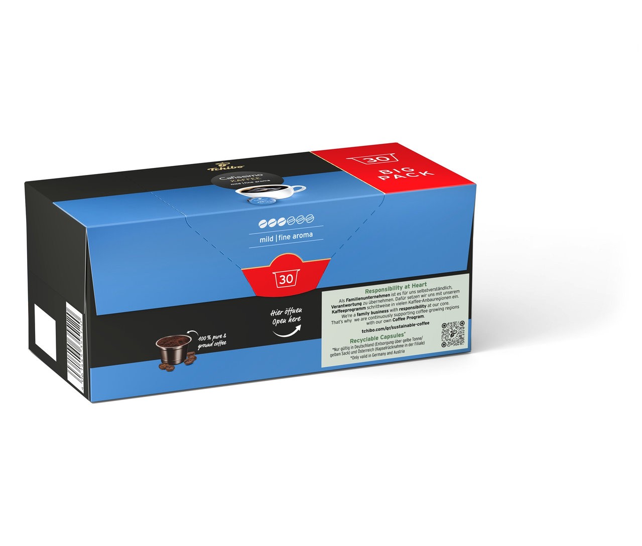 Tchibo Cafissimo fine aroma  Decaffeinato 30 Adet Kapsül Kahve