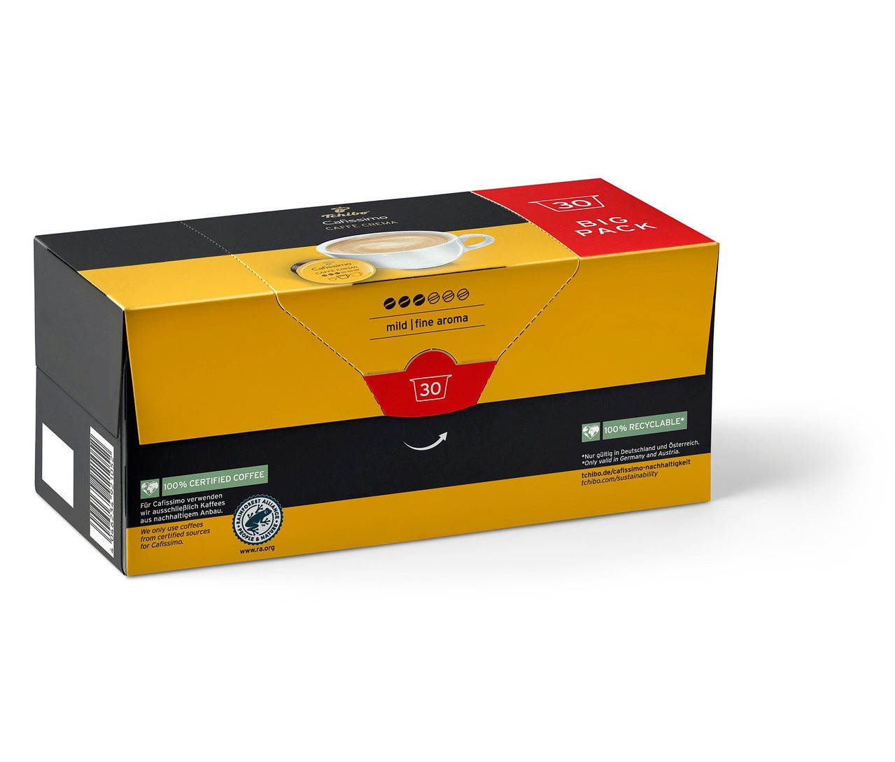 Tchibo Cafissimo Caffe Crema Fine Aroma Kapsül Kahve 30'lu