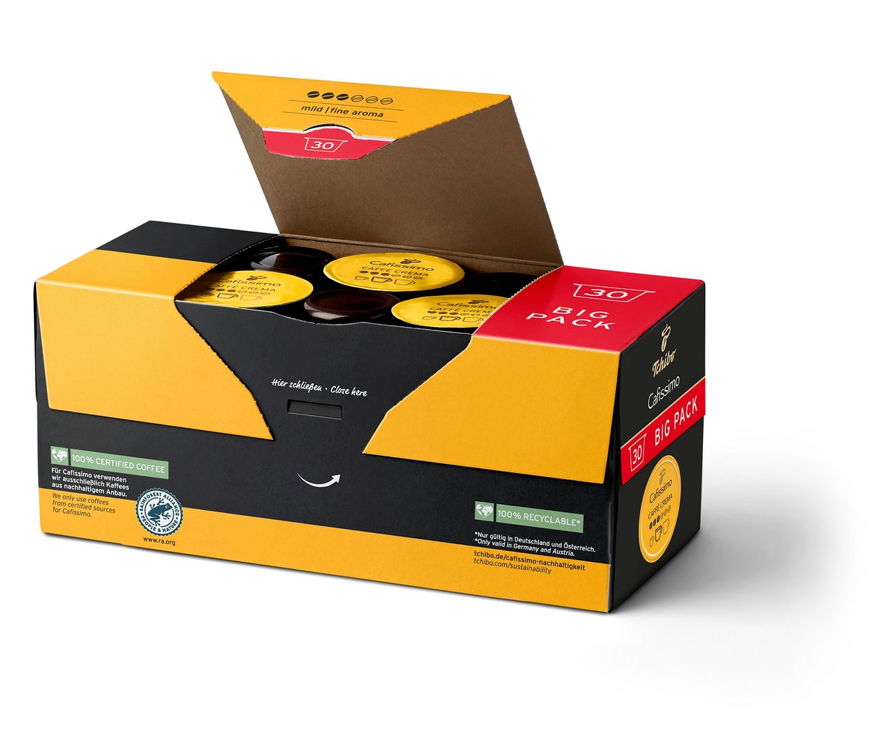 Tchibo Cafissimo Caffe Crema Fine Aroma Kapsül Kahve 30'lu