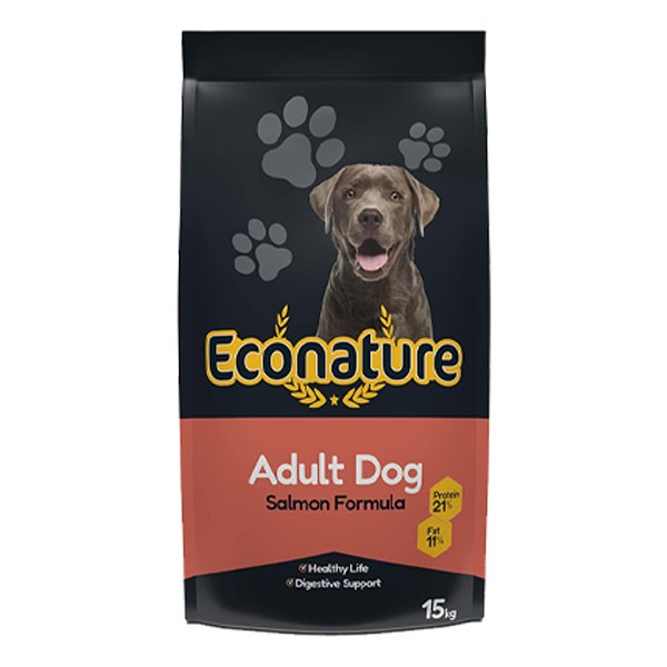 Econature Plus Somonlu Yetişkin Köpek Maması 15 Kg