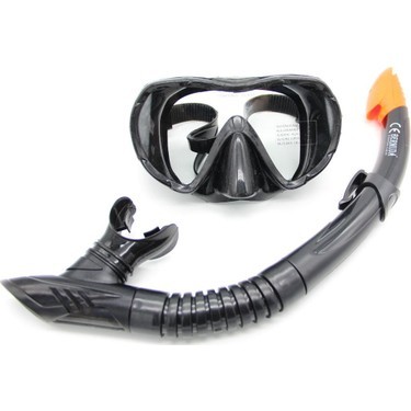 MASKE ŞNORKEL TEMPERED SET KZLD-701-56
