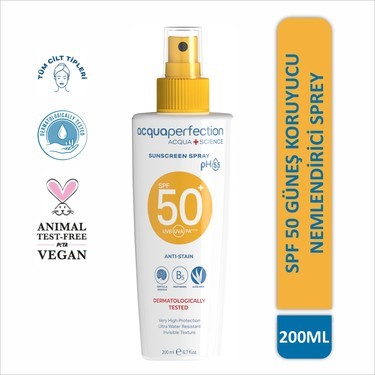 Acqua + Güneş Koruyucu Sprey  SPF 50 200 ML