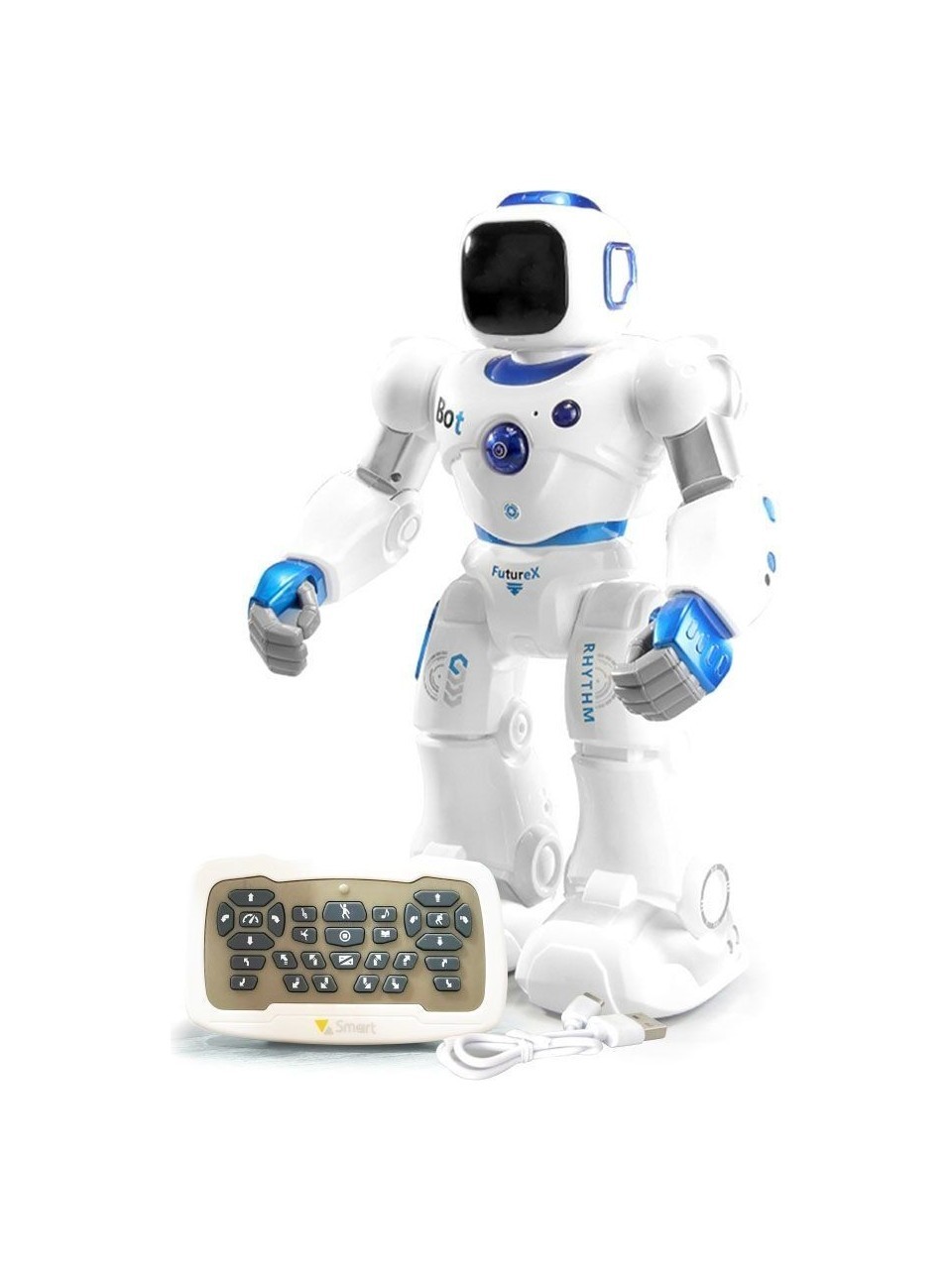 Vardem - Uzaktan Kumandalı İnteraktif Şarjlı Eğitici Eğlendirici Akıllı Büyük Robot 1088