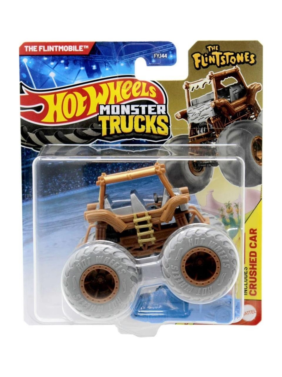 MONSTER TRUCKS 1:64 ARABALAR FYJ44-JCF07 THE FLINTMOBILE