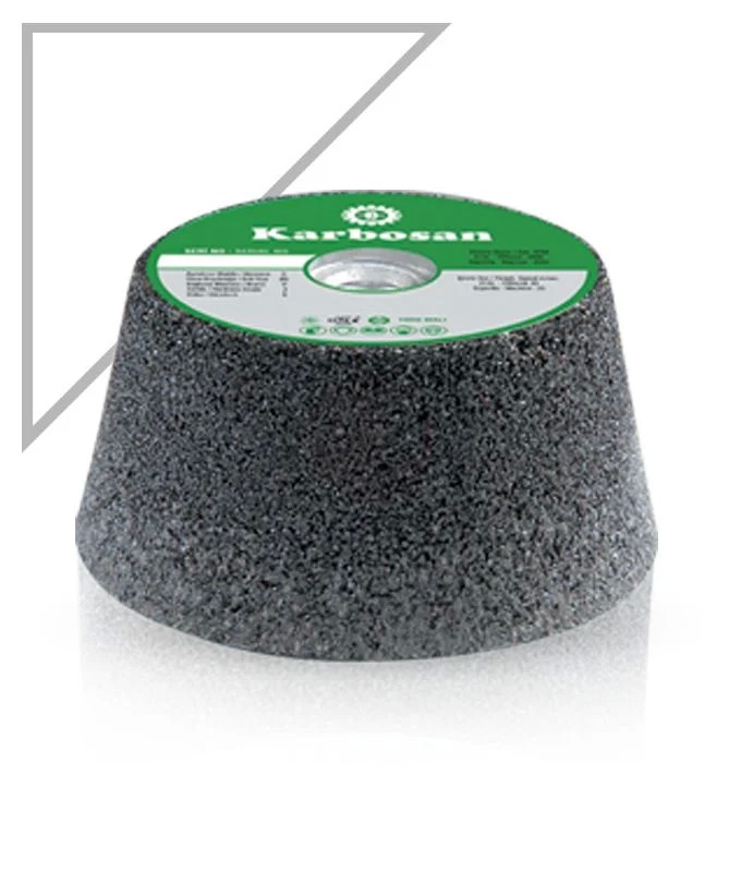 100X50XM14 KONİK ÇANAK TAŞLAMA TAŞI - KARBOSAN