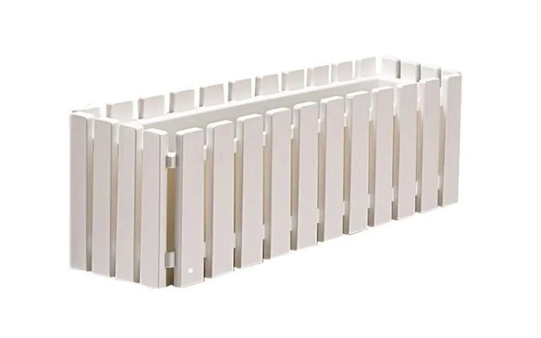 Poliwork Akasya Balkon Saksısı 580x155mm Beyaz