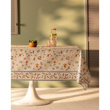 Sermat Masa Örtüsü Elyaflı Dilimli Yuvarlak 140x140 cm Mh69