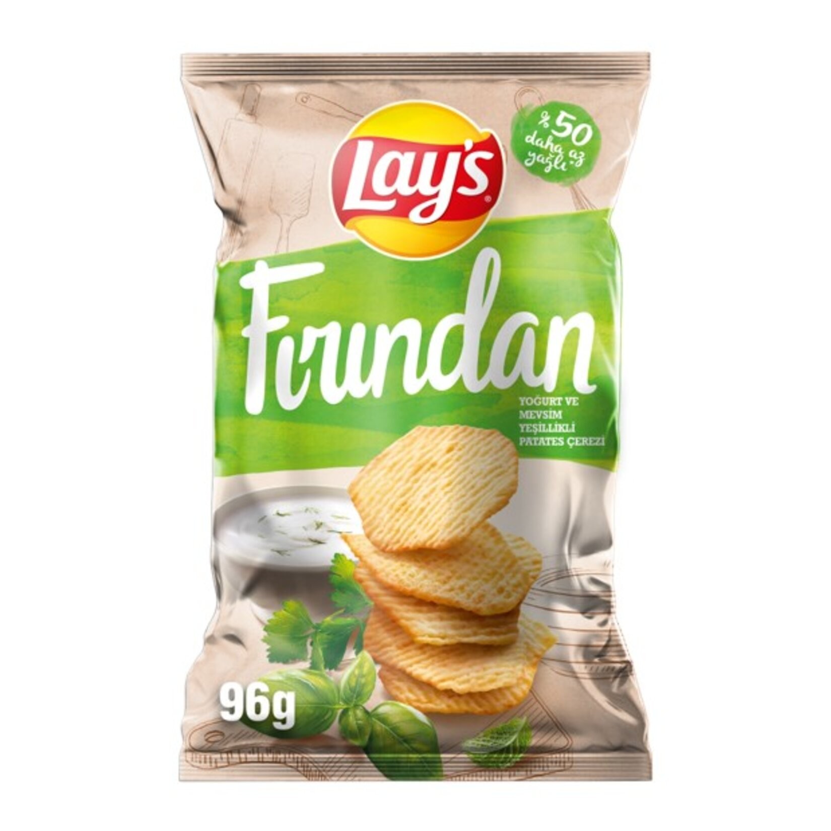 Lays Fırından Yoğurt Mevsim Yeşillikleri 95 G