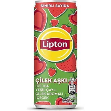 Lipton İce Tea Yeşil Çay Çilek 330 ml