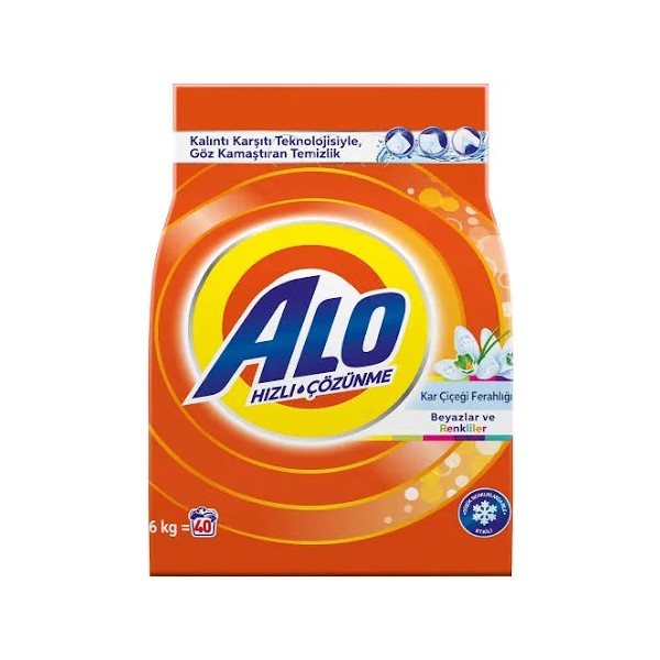 Alo Matik Beyaz Renkli 6 Kg