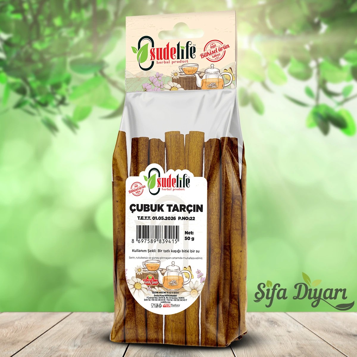 Sudelife Tarçın Çubuk 50 G