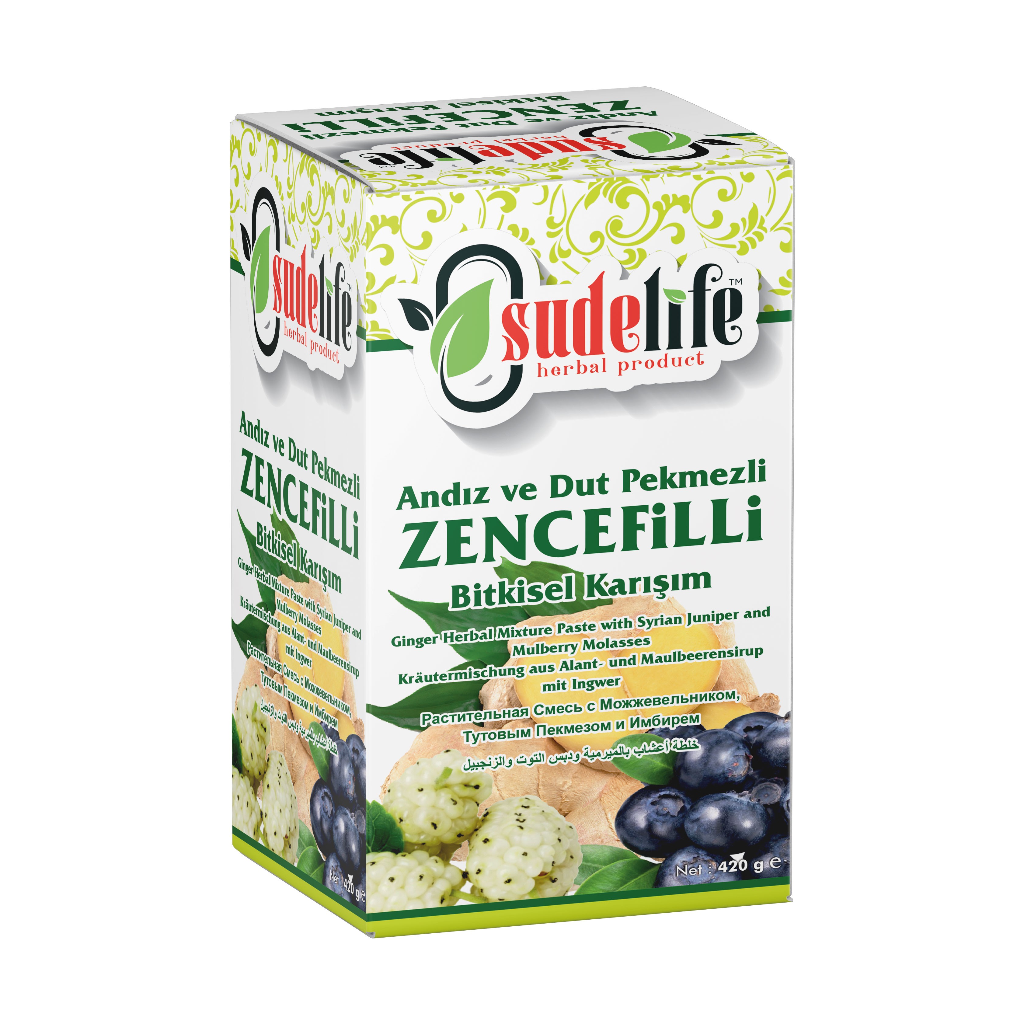 Sudelife Zencefilli Macun 420 G