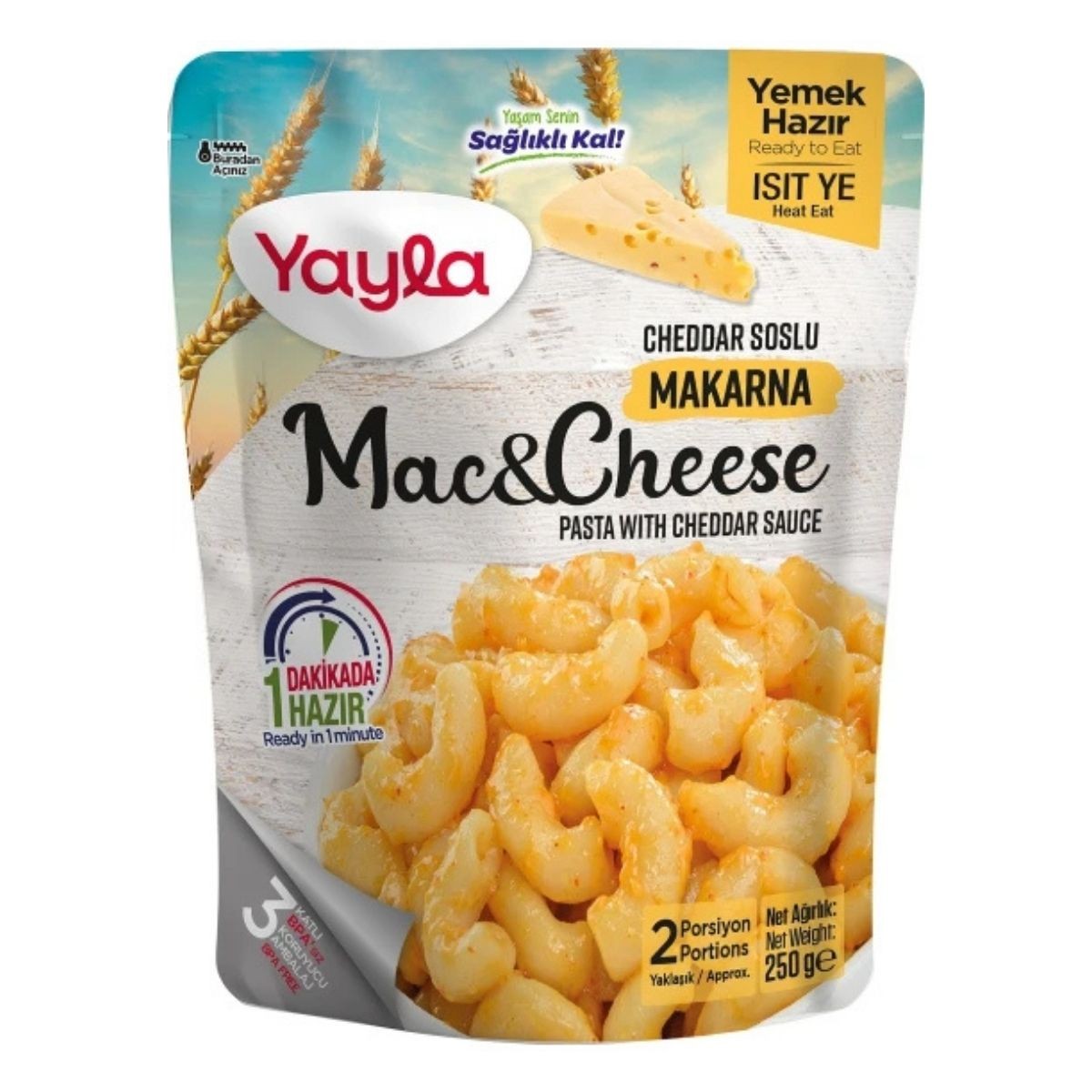 Yayla Mac Cheese Makarna 250 G