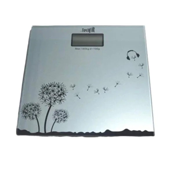 Techfit Banyo Baskülü Desenli