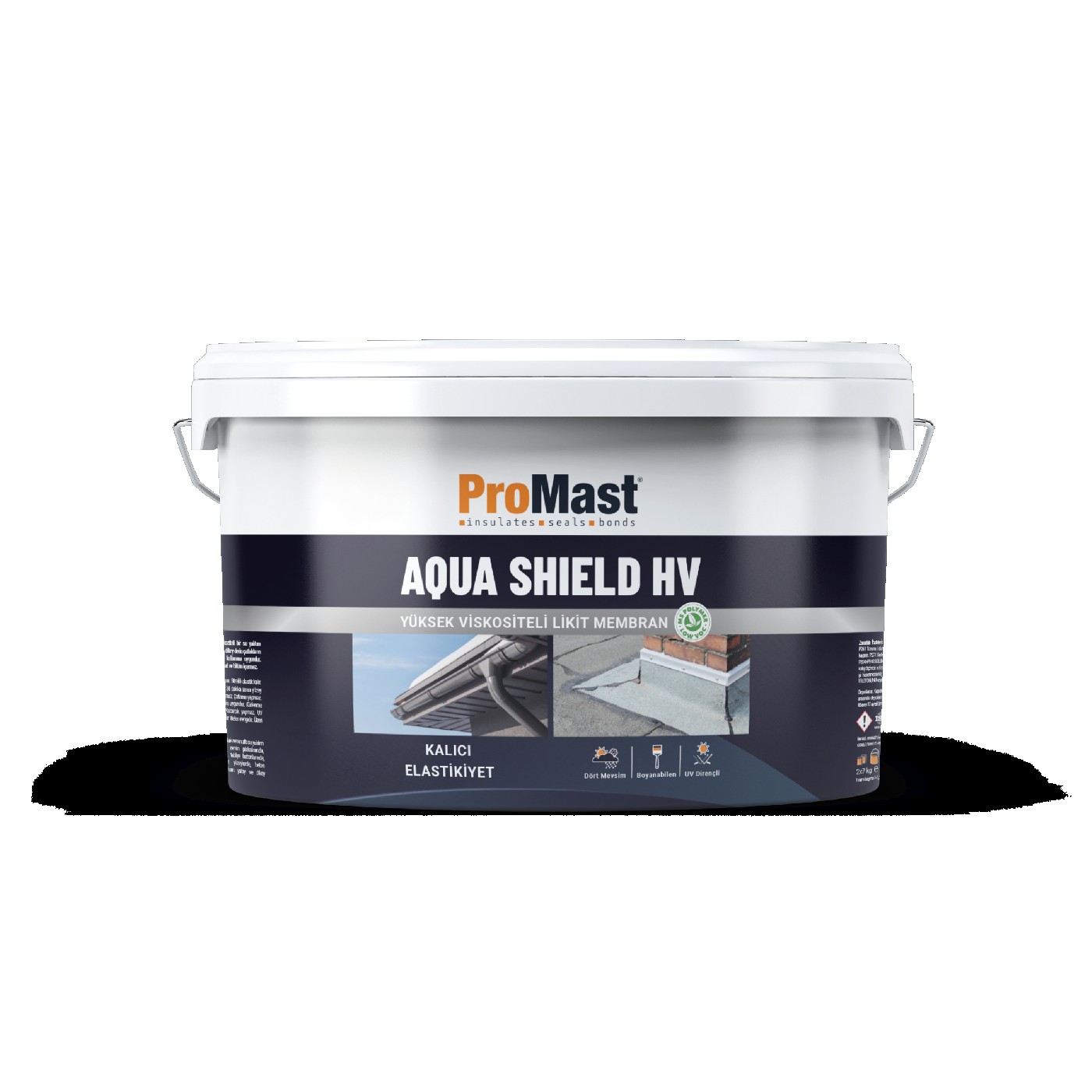 Promast Aqua Shield HV	Sıvı Su Yalıtım Membranı Dikey Kullanım 14 Kg