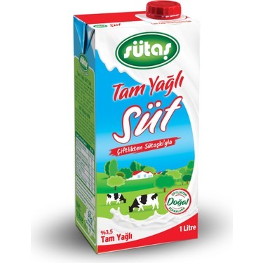 Sütaş Süt %2,5 Yağlı 1 Lt