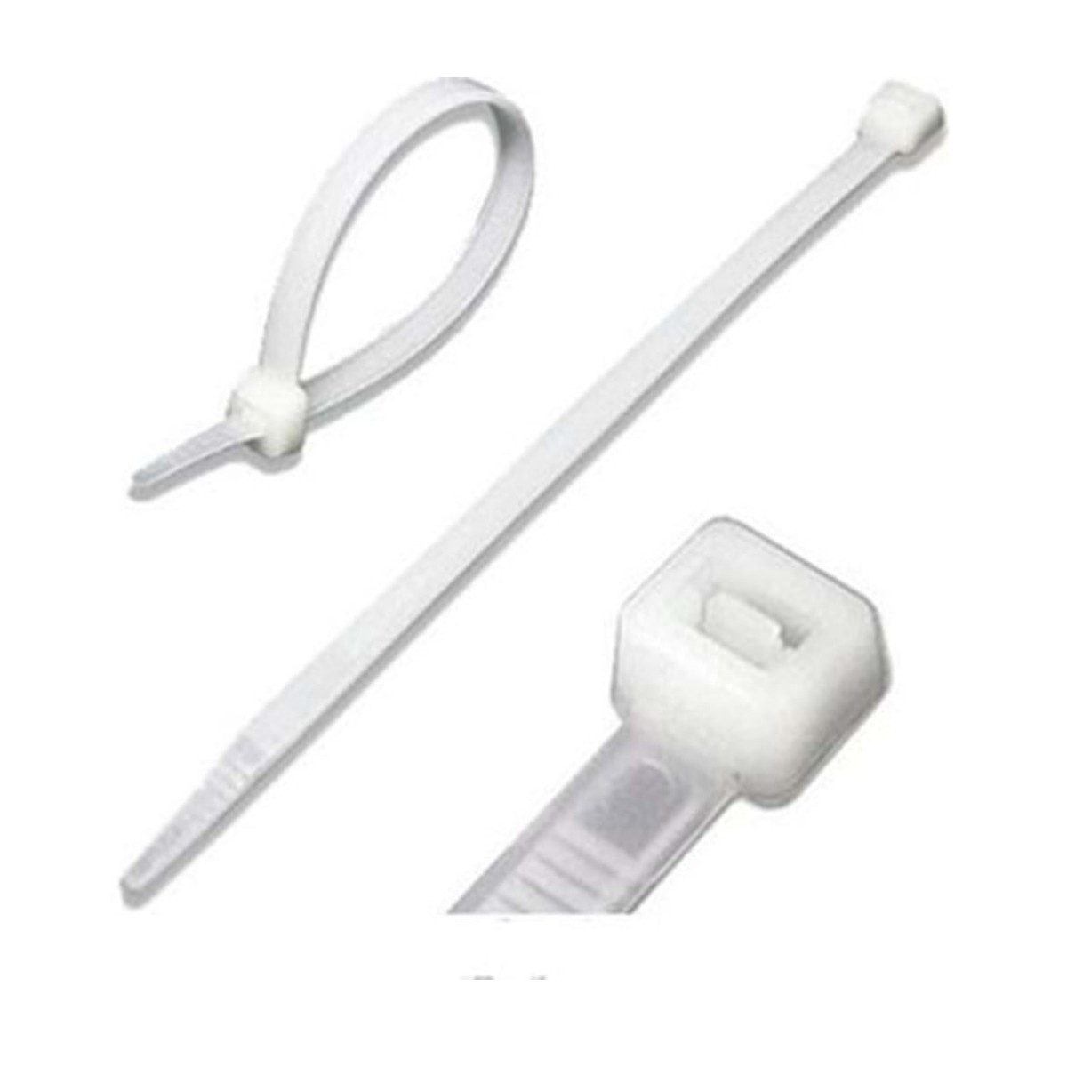 Leva Kablo Bagı 25 cm 3,6*250 10 Lu Beyaz