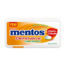 Mentos Cleanbreath Defensive Portakal 21 G