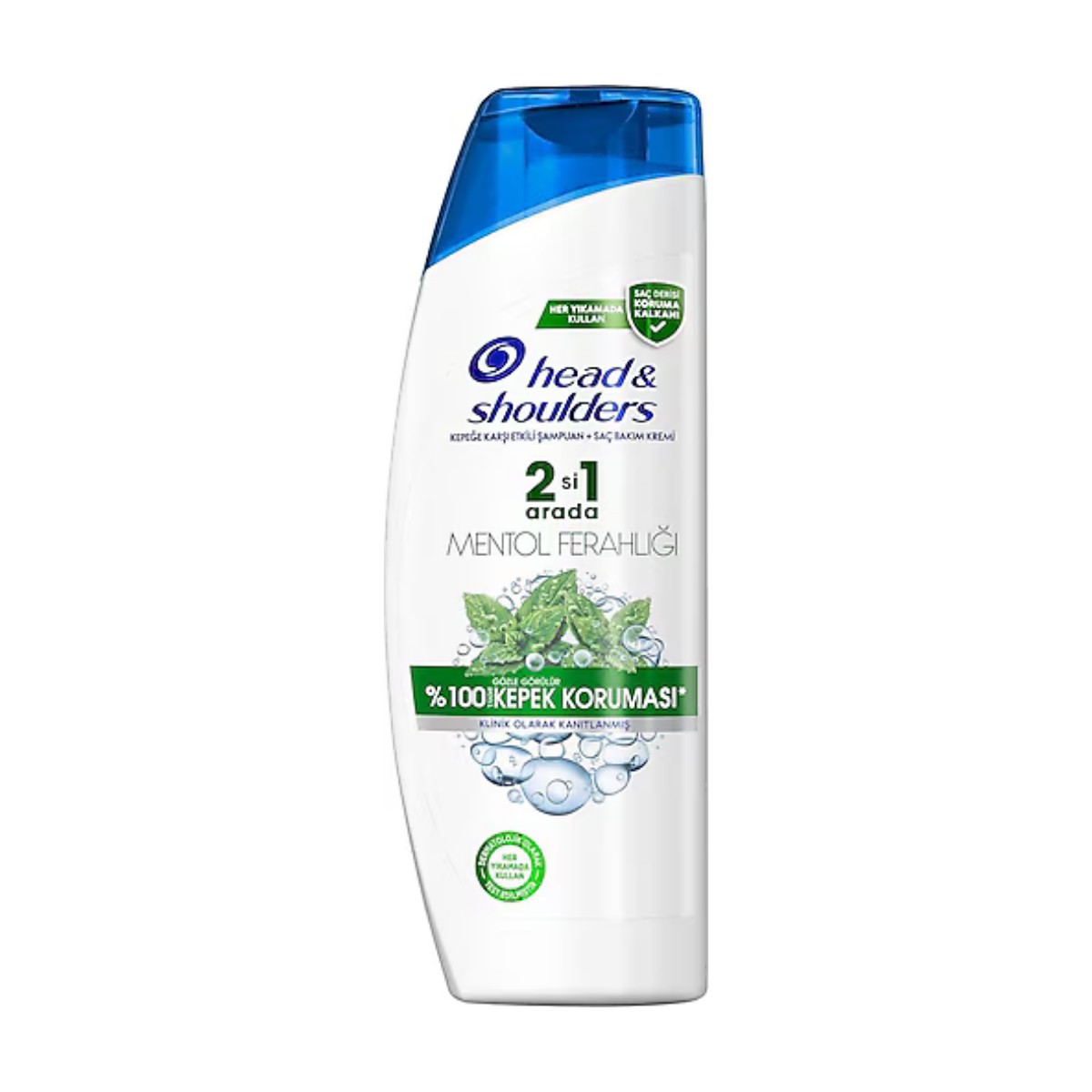 Head And Shoulders Mentol Ferahlığı 2'si 1 Arada Kepeğe Karşı Etkili Şampuan 350 Ml