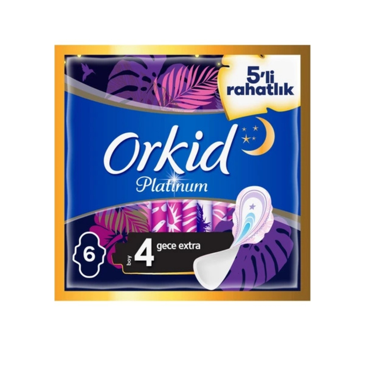 Orkid Ultra Platinum Gece Extra Tekli