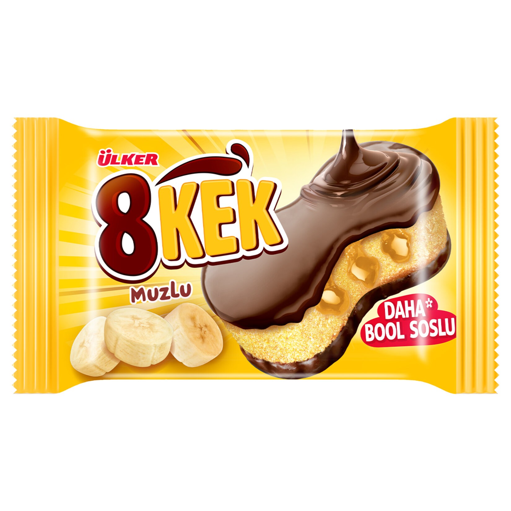 Ülker Dankek 8 Kek Çikolata Muzlu 55 G