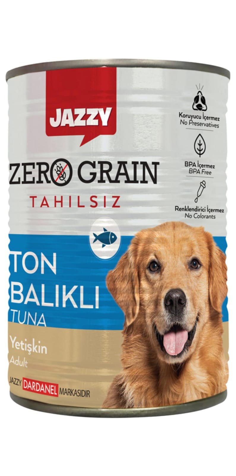 Dardanel Jazzy Yaş Köpek Maması Ton Balıklı 380G - allkaria.com